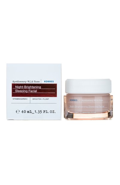 Ночной осветляющий уход с экстрактом дикой розы (40ml) KORRES бесцветного цвета по цене 3390 руб., арт. 5203069106620, фото 2 Ночной осветляющий уход с экстрактом дикой розы (40ml) KORRES, арт. 5203069106620, фото 2