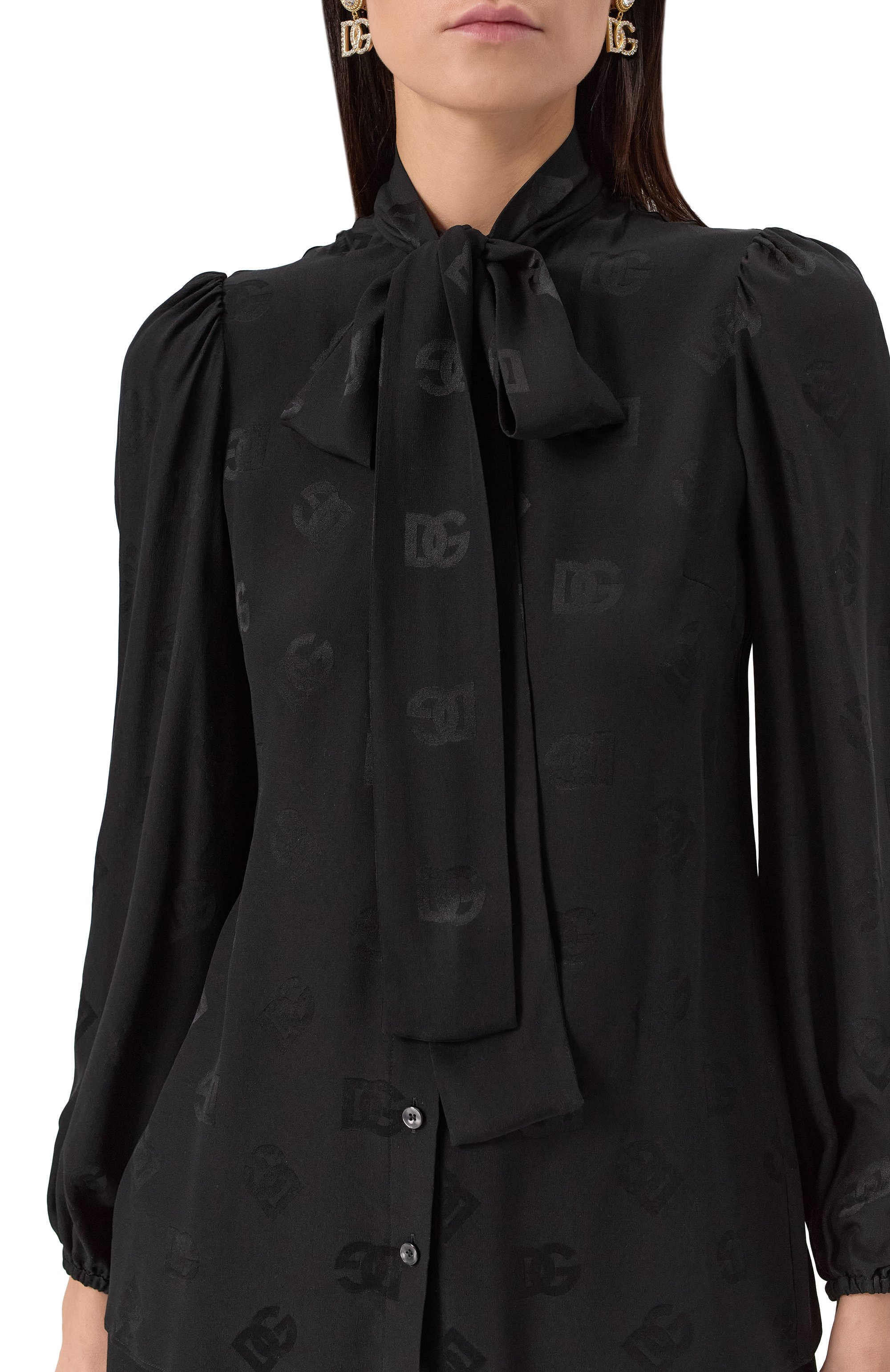 Шелковая блузка DOLCE & GABBANA, арт. F5Q44T/FJ1J0, фото 5