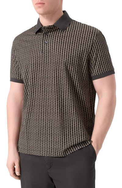 Поло из лиоцелла и хлопка EMPORIO ARMANI, арт. EM005356/AF24857, фото 3