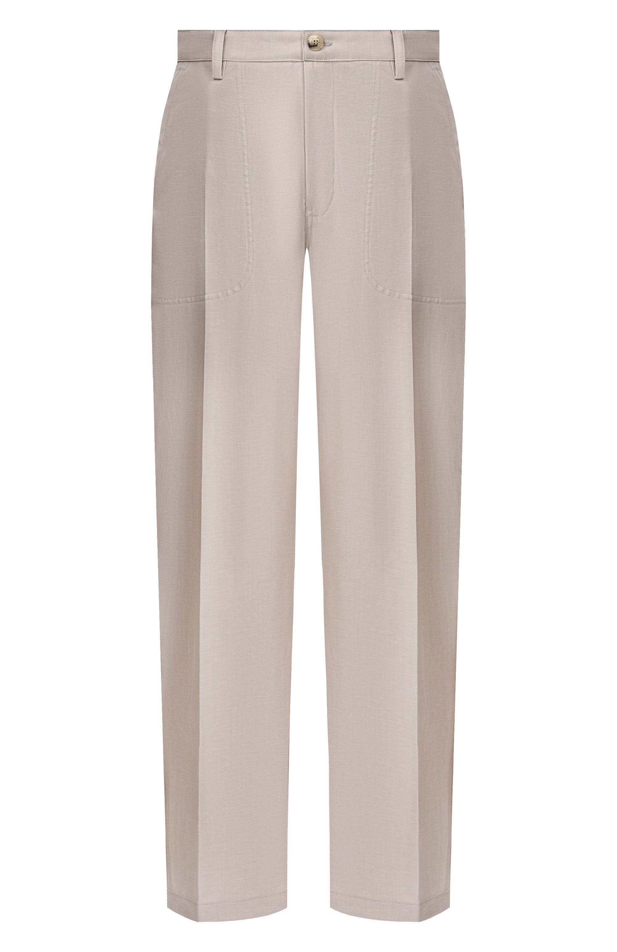 Брюки из шерсти и льна CANALI, арт. U91810/AV05972, фото 1