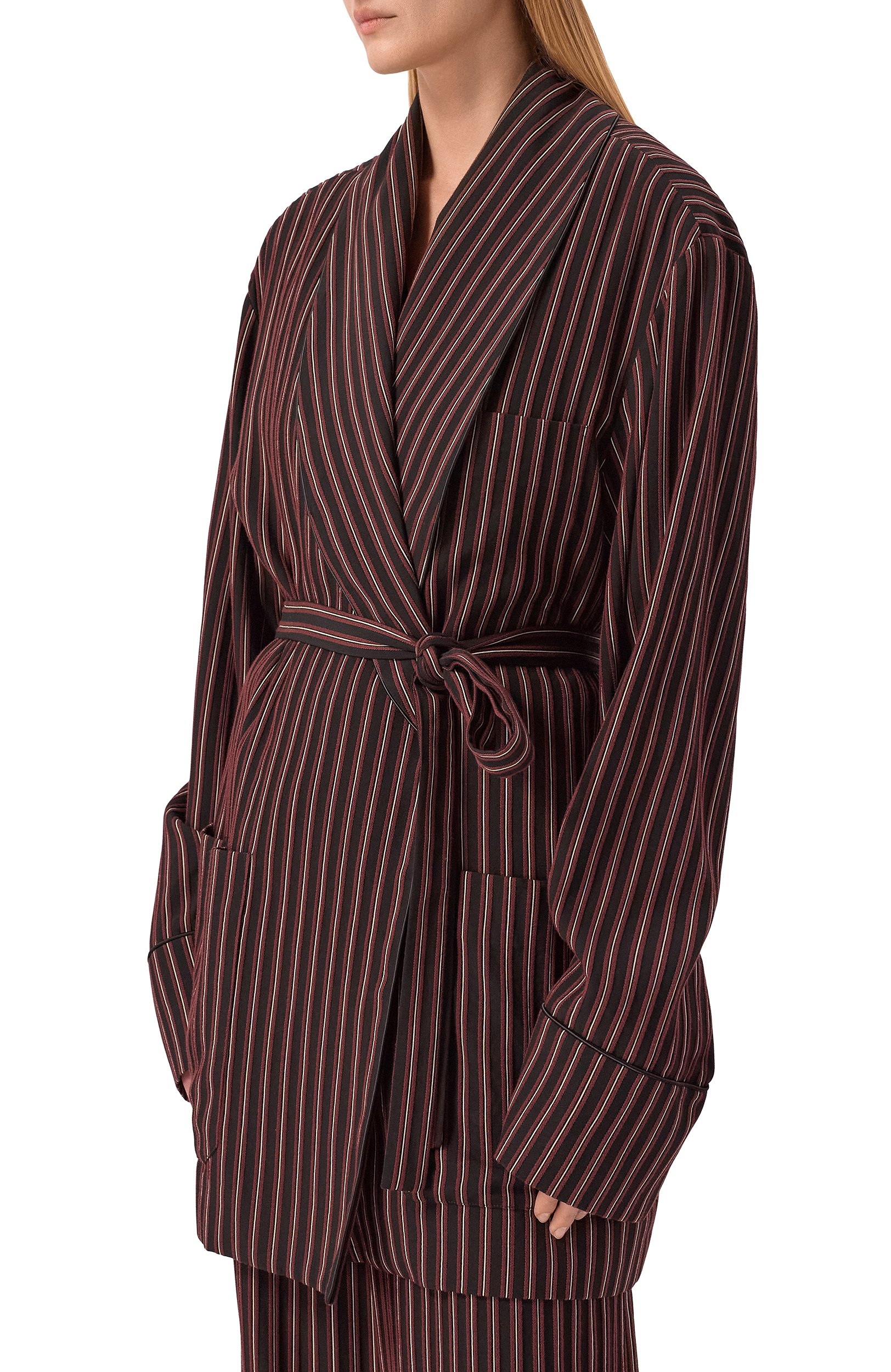 Жакет из вискозы и хлопка ANN DEMEULEMEESTER коричневого цвета по цене 207500 руб., арт. B0014257/FA748, фото 3 Жакет из вискозы и хлопка ANN DEMEULEMEESTER, арт. B0014257/FA748, фото 3