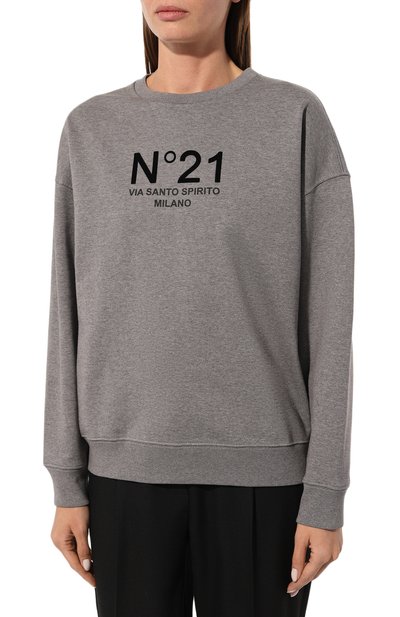 Хлопковый свитшот N21, арт. N2M/E031/6327, фото 3