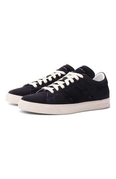 Мужские замшевые кеды KITON, арт. USSA421N01516