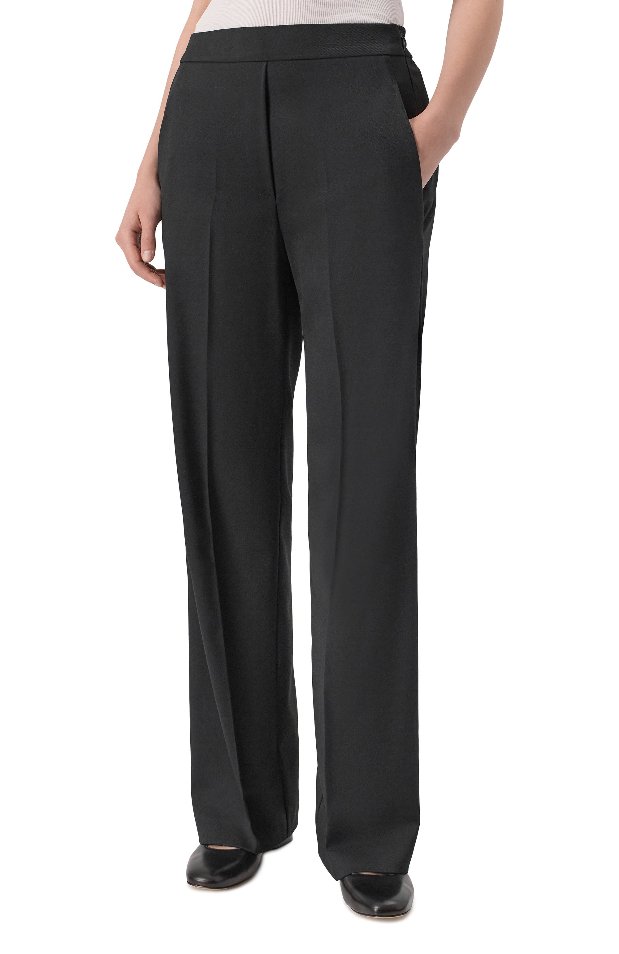 Брюки ERIKA CAVALLINI черного цвета по цене 47600 руб., арт. P5WH18, фото 3 Брюки ERIKA CAVALLINI, арт. P5WH18, фото 3