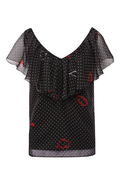 Женский топ с принтом TEREKHOV GIRL, арт. 2BL014/8666.LIPS910/S19