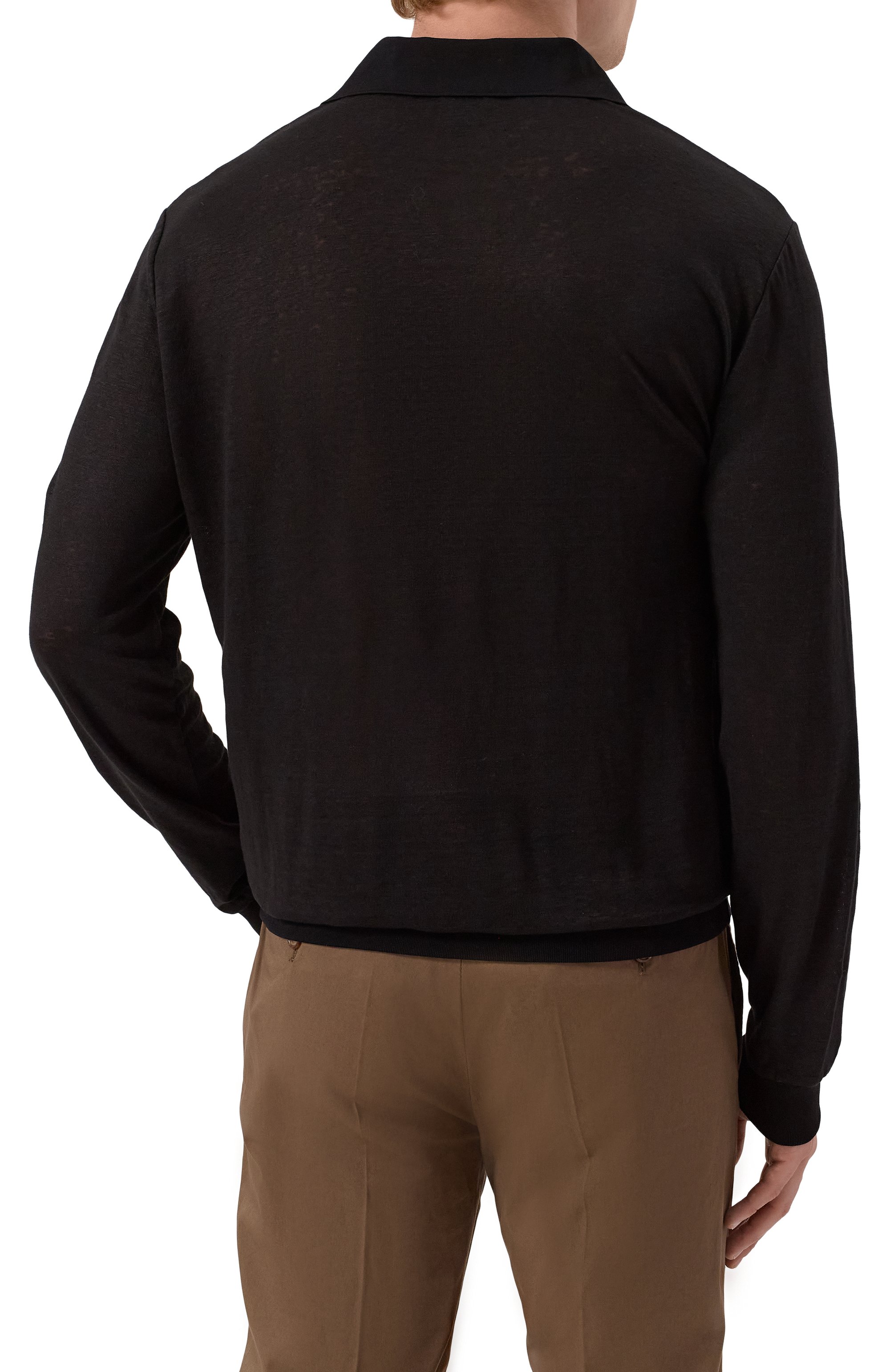 Льняное поло GIORGIO ARMANI, арт. GM001995/TE11335, фото 4