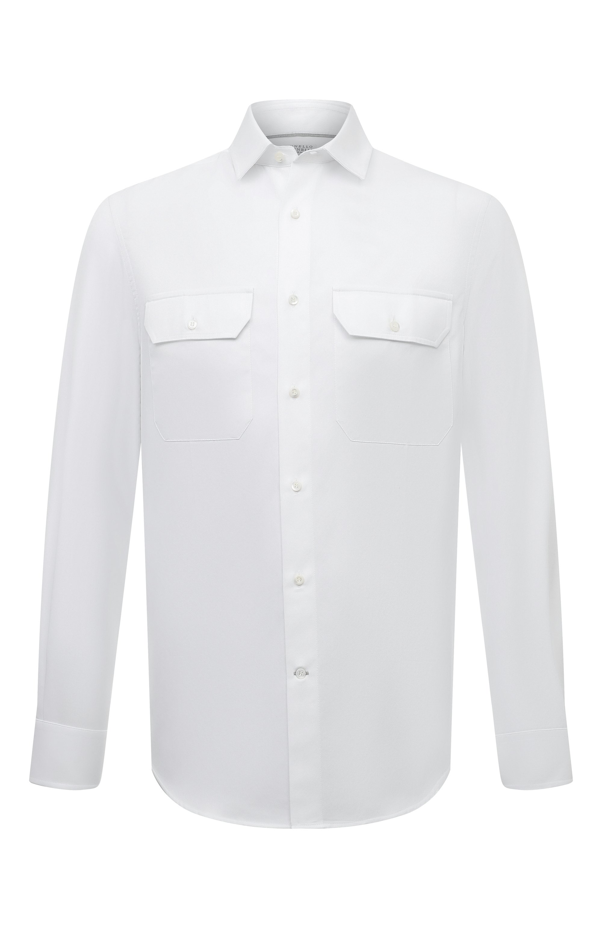 Хлопковая рубашка BRUNELLO CUCINELLI, арт. MW6040626, фото 1