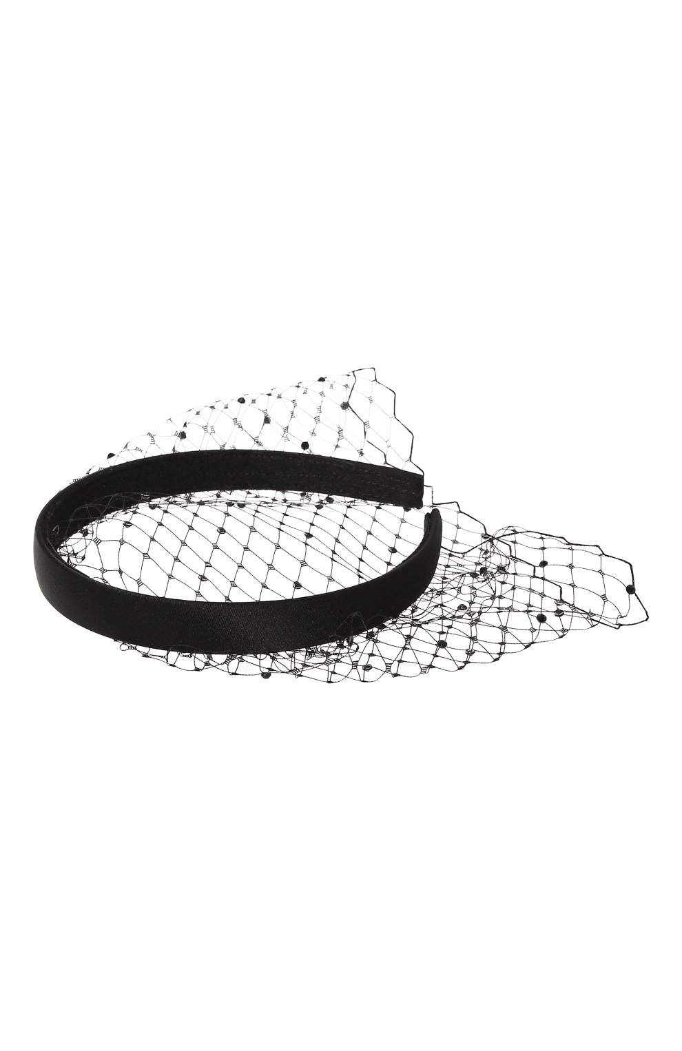 Ободок для волос PANFIL черного цвета по цене 22000 руб., арт. 0-T-VL-DB, фото 3 Ободок для волос PANFIL, арт. 0-T-VL-DB, фото 3