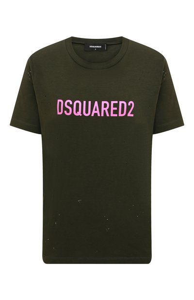 Женская хлопковая футболка DSQUARED2, арт. S75GD0309/S22507