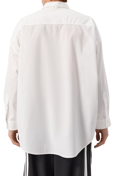 Хлопковая рубашка R13 белого цвета по цене 43850 руб., арт. R13W7469-001, фото 4 Хлопковая рубашка R13, арт. R13W7469-001, фото 4