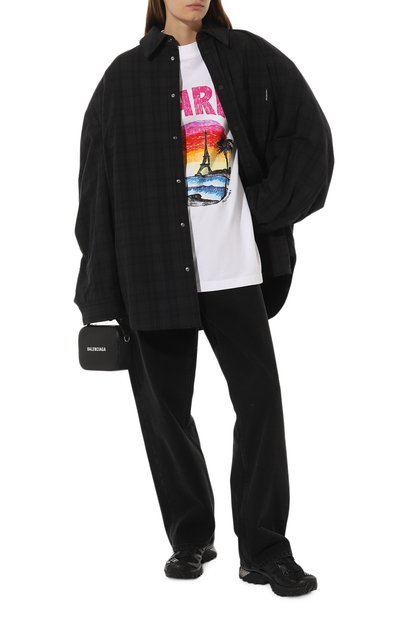 Хлопковая футболка BALENCIAGA, арт. 764235/TNVR2, фото 2