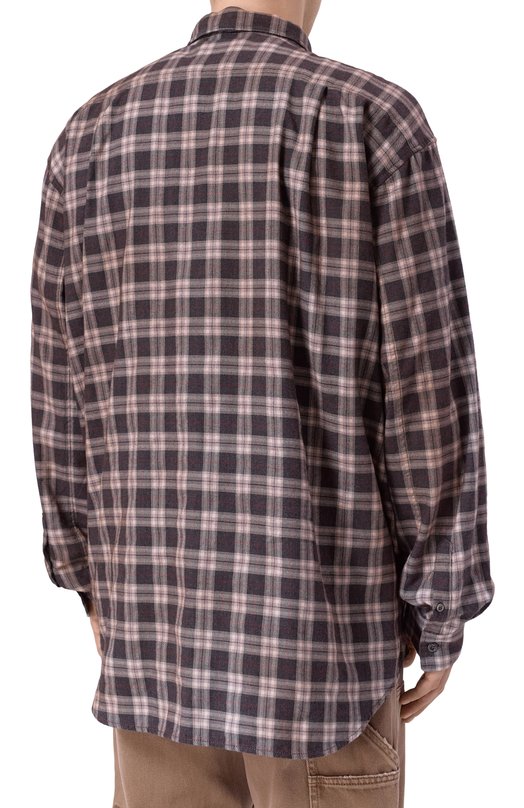 Хлопковая рубашка Dsquared2 x Magliano Dsquared2 S71DM0809/D35307 Коричневый  S71DM0809/D35307 Фото 4