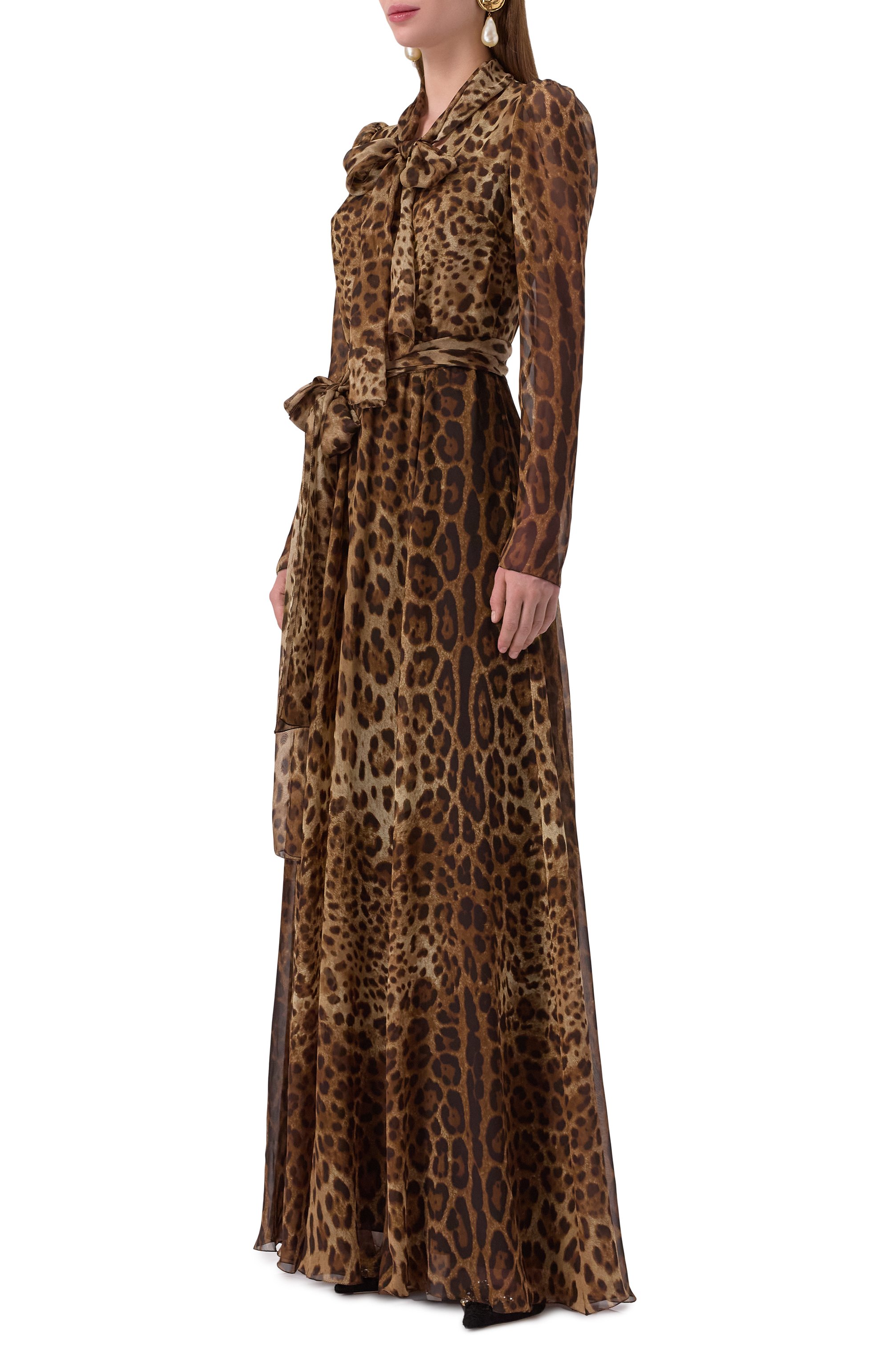 Шелковое платье DOLCE & GABBANA, арт. F6ADIT/FS1AR, фото 3