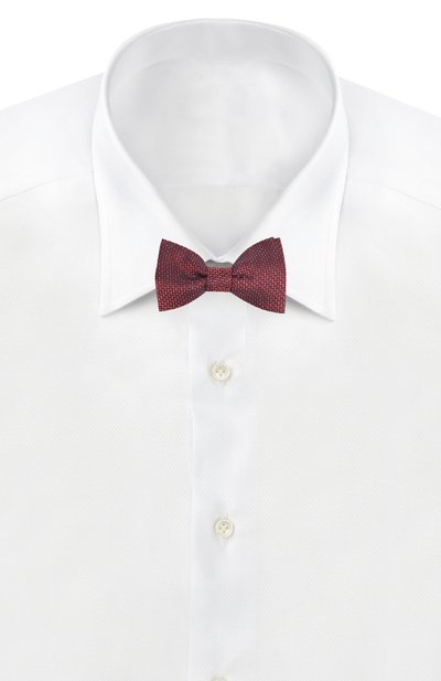 Шелковый галстук-бабочка с узором LANVIN, арт. 2402/B0W TIE, фото 2