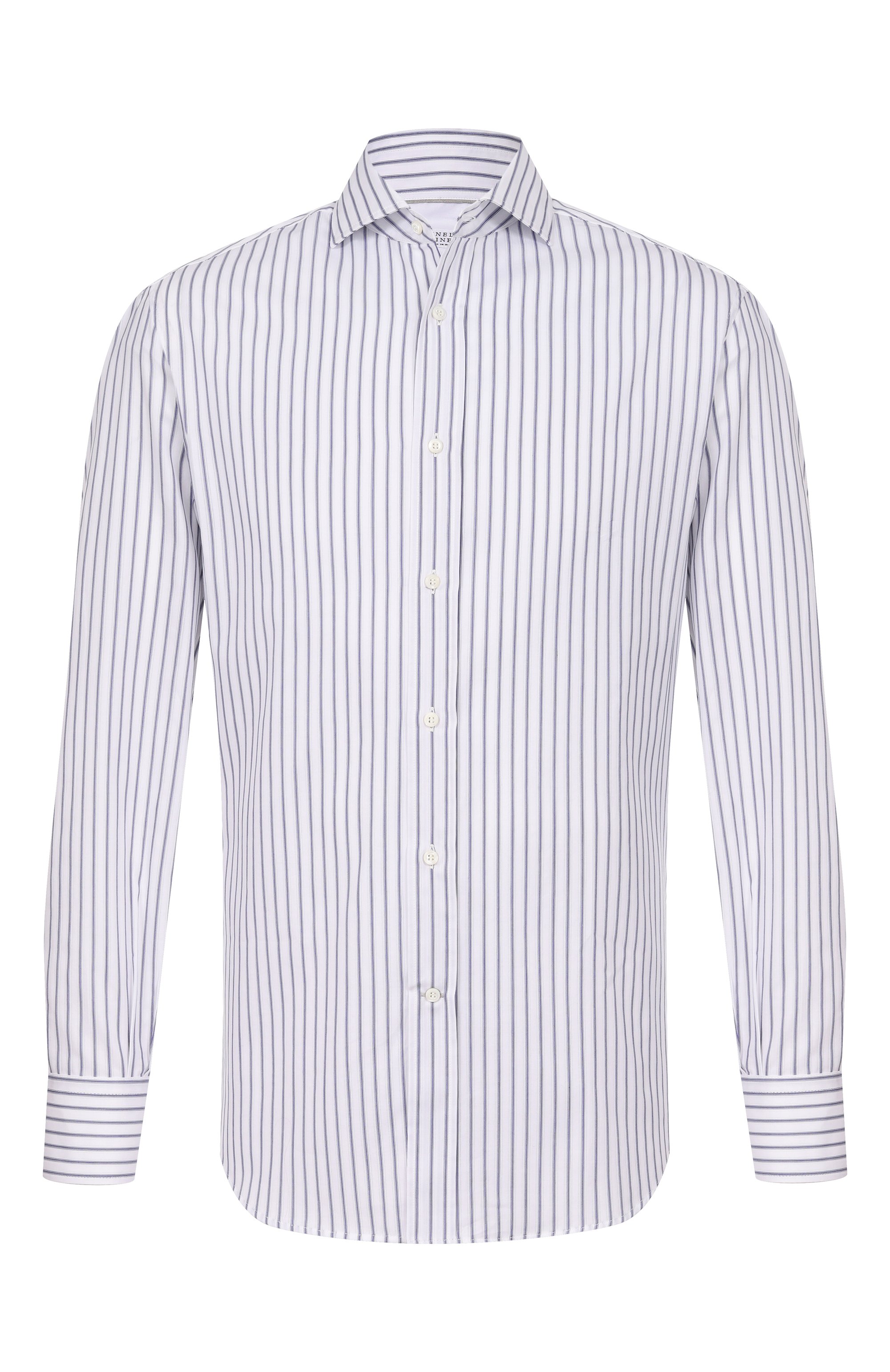 Хлопковая сорочка BRUNELLO CUCINELLI, арт. MA6830028, фото 1