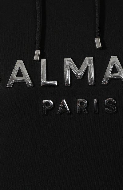 Хлопковое худи BALMAIN, арт. TF03792/I419, фото 5