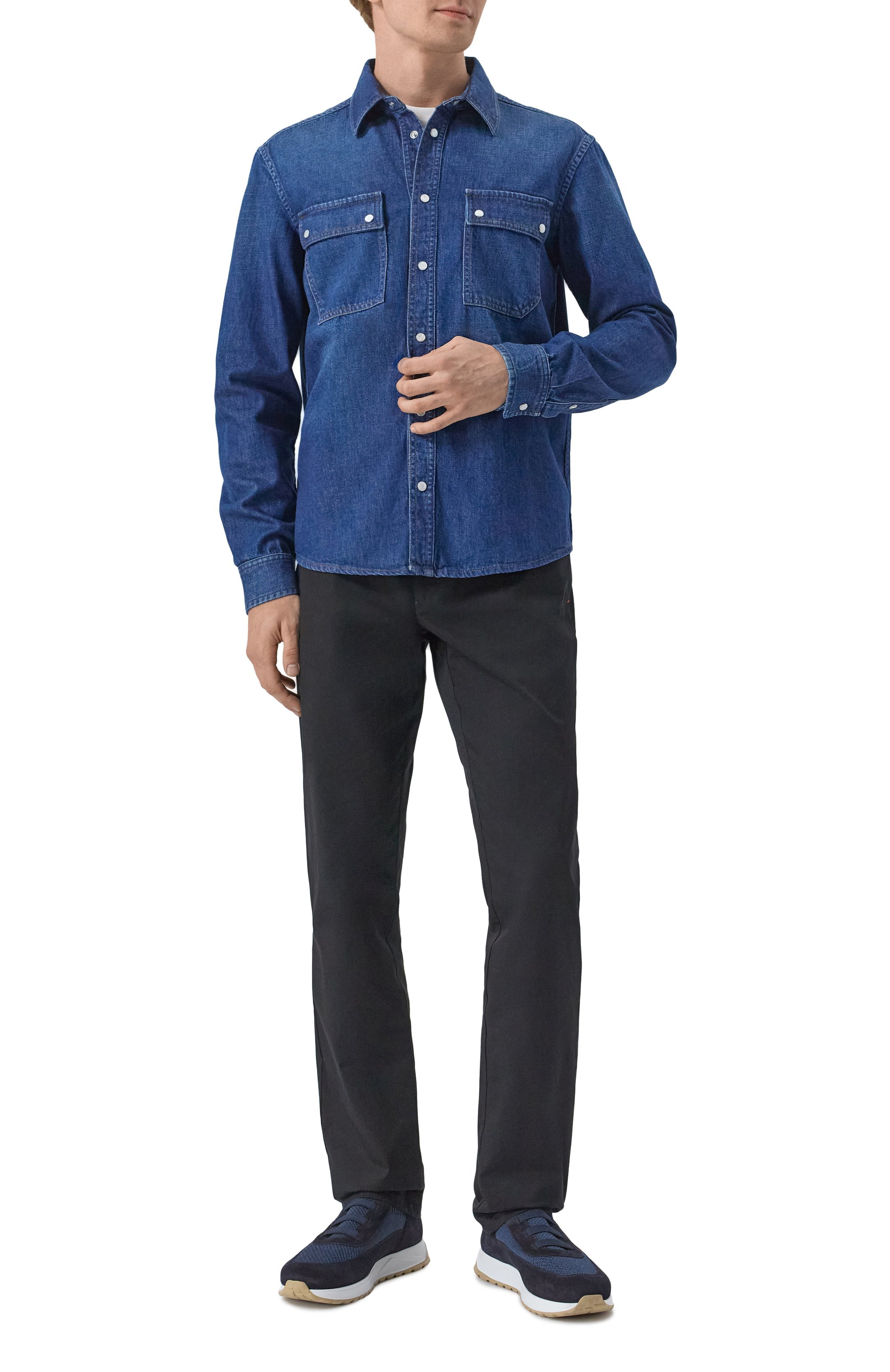 Джинсовая рубашка ZILLI, арт. JPS002M010010001S, фото 2