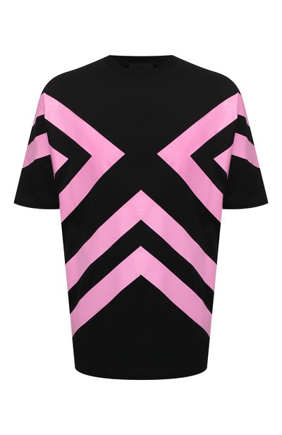 Мужская хлопковая футболка PRADA, арт. UJN741-1ZWB-F0002-211