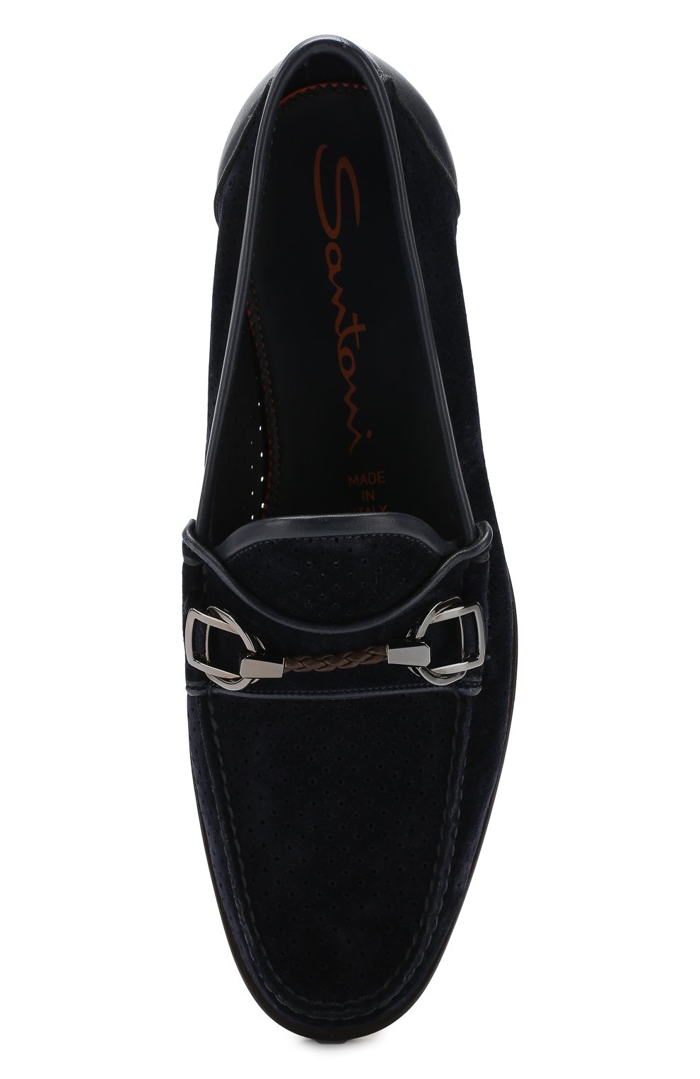Кожаные лоферы SANTONI, арт. MCPT16643LC7SPRFU58, фото 5