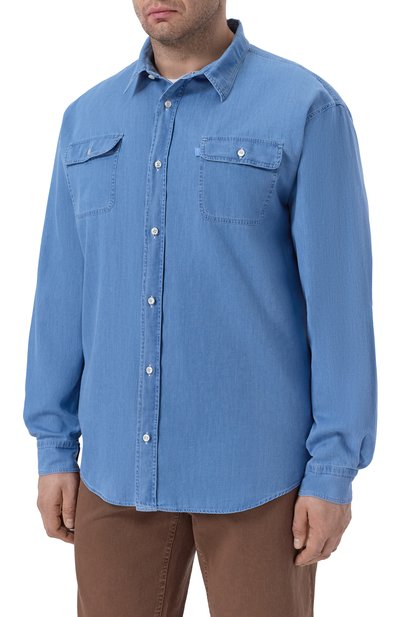 Джинсовая рубашка PAUL&SHARK, арт. 26413280, фото 3