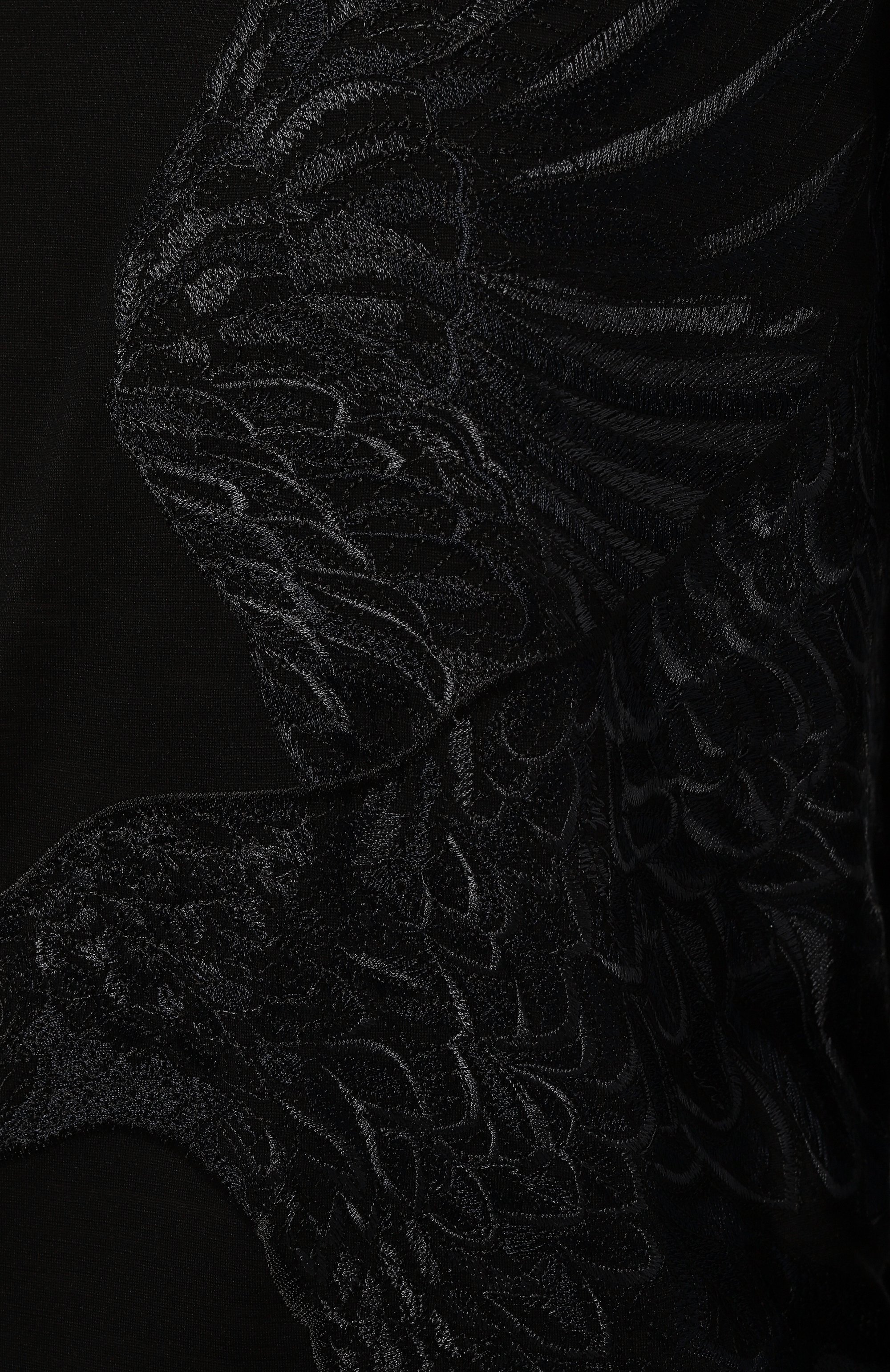 Шерстяной лонгслив STEFANO RICCI черного цвета по цене 96800 руб., арт. MNH4103181/WV, фото 5 Шерстяной лонгслив STEFANO RICCI, арт. MNH4103181/WV, фото 5