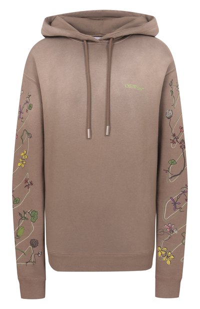 Женский хлопковое худи OFF-WHITE, арт. 0WBB035S26FLE002