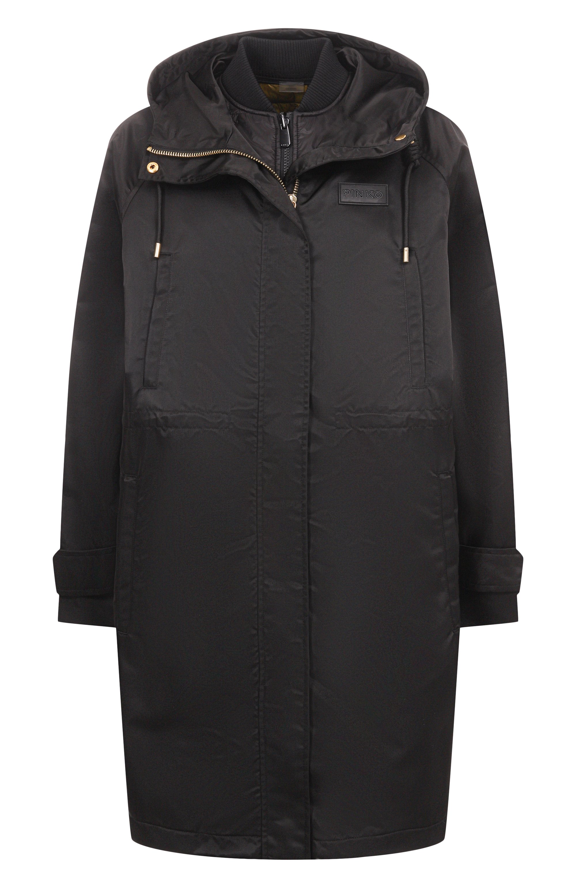 Комплект из парки и жилета PINKO черного цвета по цене 63950 руб., арт. 106015/A2ZA, фото 1 Комплект из парки и жилета PINKO, арт. 106015/A2ZA, фото 1