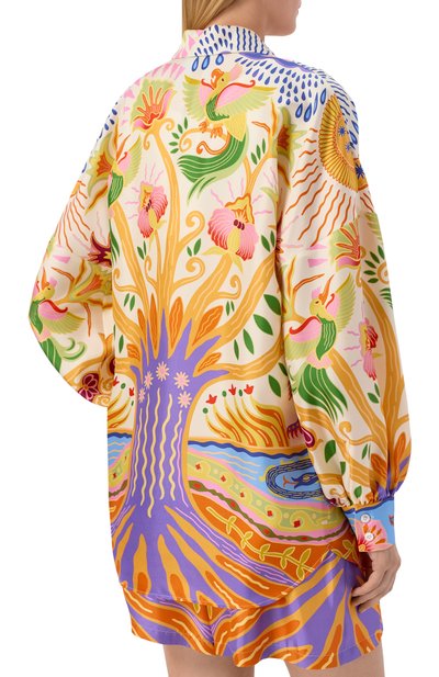 Шелковая рубашка OLOLOL, арт. OLSH029/6010.TREE122, фото 4