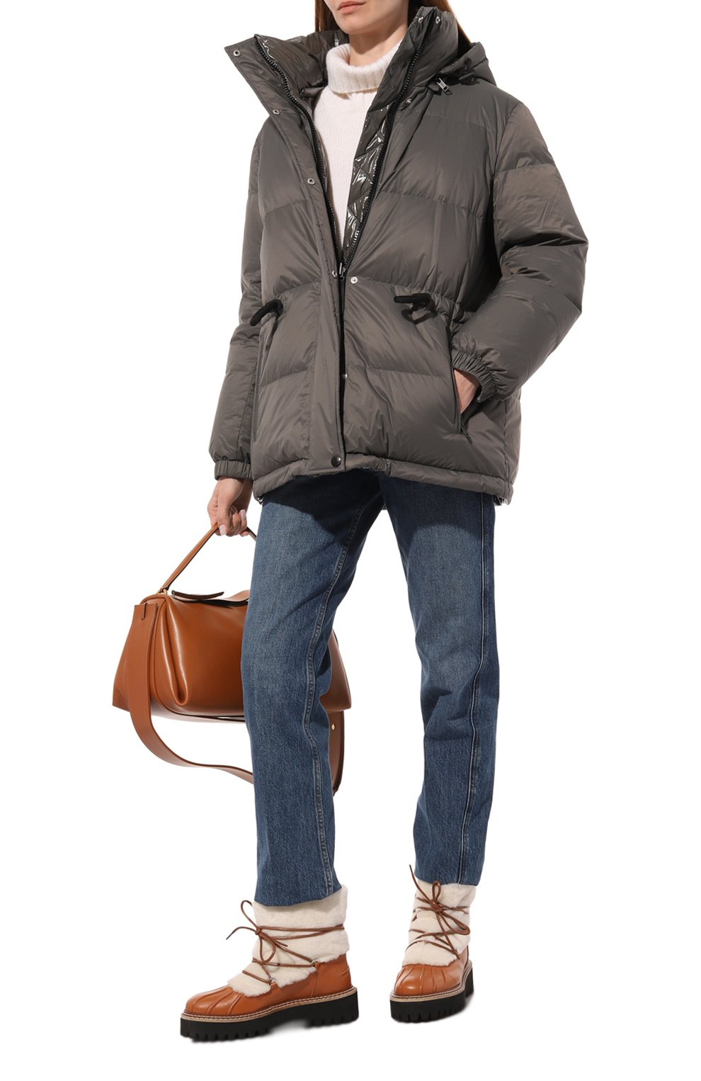 Комбинированные полусапоги YVES SALOMON, арт. 25WAC600XXMECI, фото 2