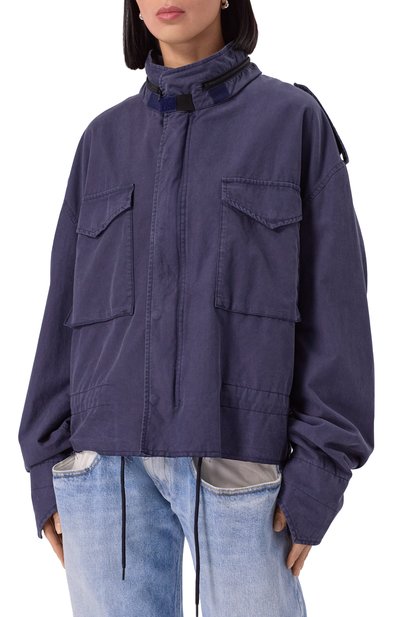 Куртка MM6 синего цвета по цене 150000 руб., арт. S52AM0318/M35369, фото 3 Куртка MM6, арт. S52AM0318/M35369, фото 3