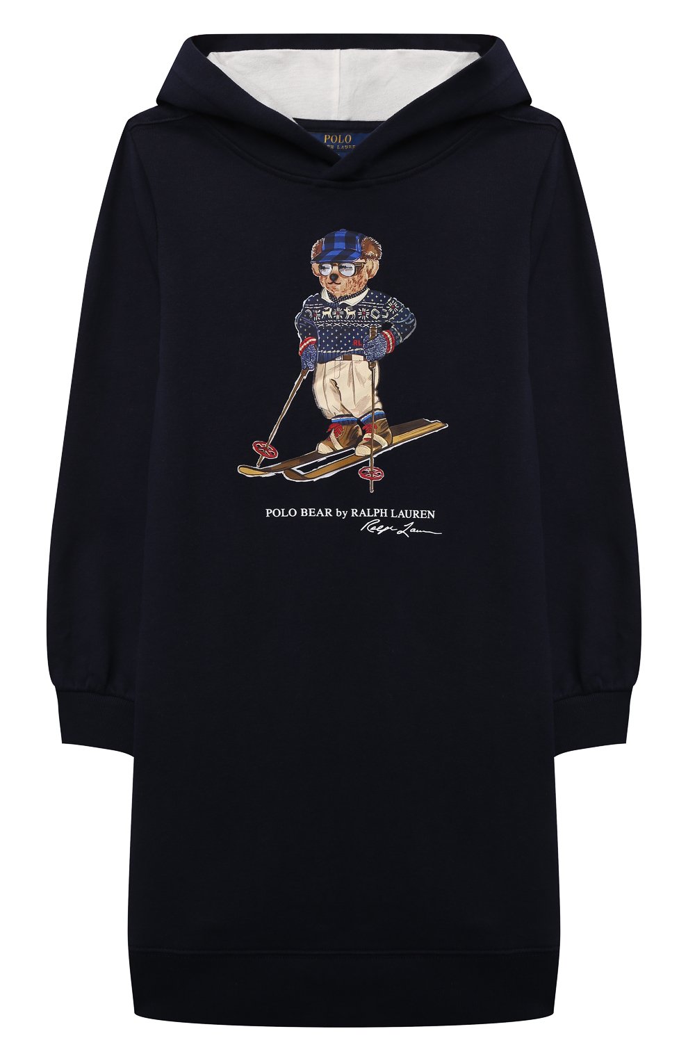 Хлопковое платье POLO RALPH LAUREN синего цвета по цене 14500 руб., арт. 313853320, фото 1 Хлопковое платье POLO RALPH LAUREN, арт. 313853320, фото 1