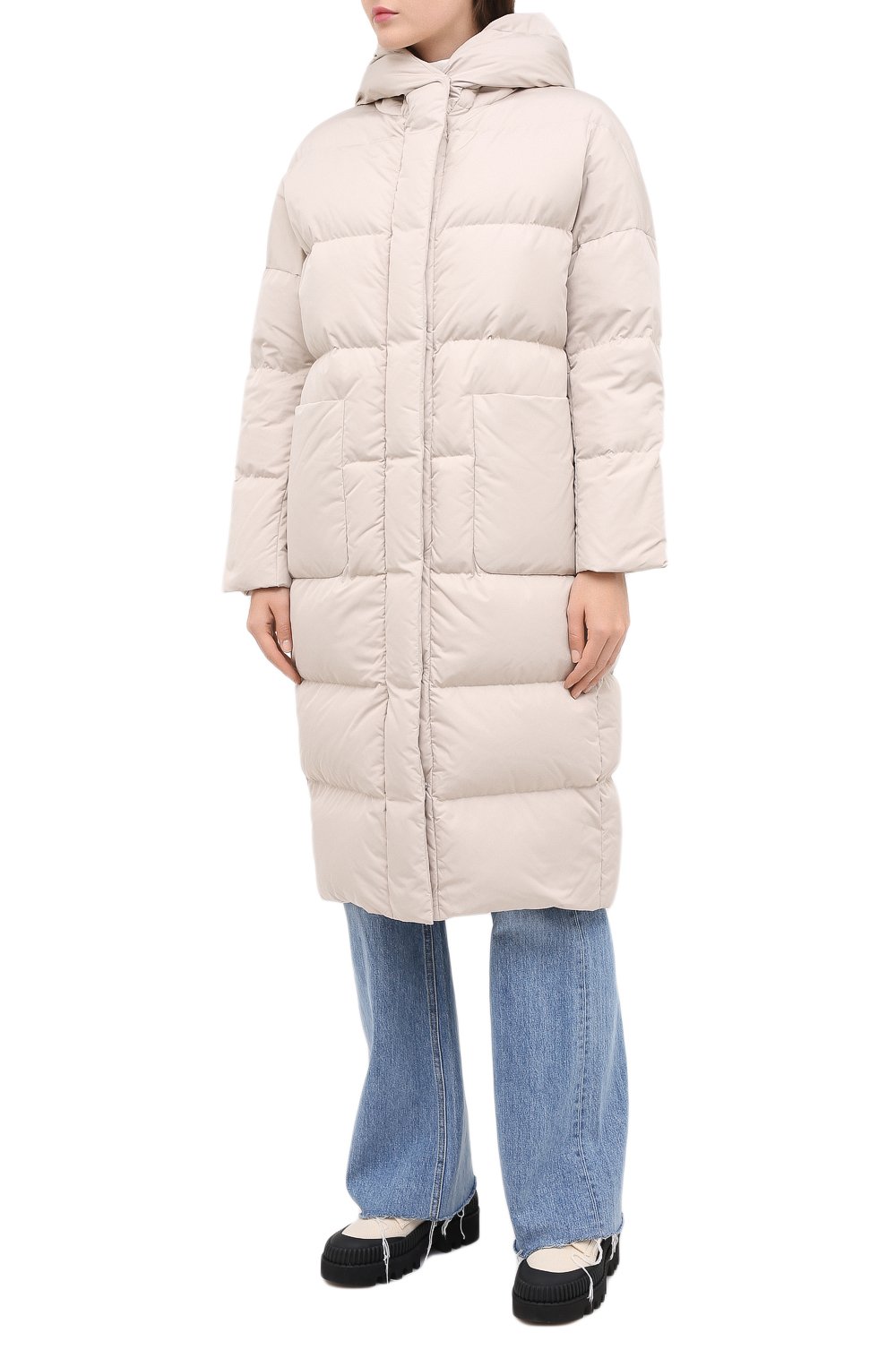 Пуховик ADD бежевого цвета по цене 64950 руб., арт. 2AW444, фото 3 Пуховик ADD, арт. 2AW444, фото 3