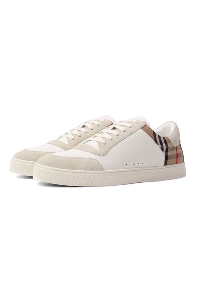 Мужские комбинированные кеды BURBERRY, арт. 8069089