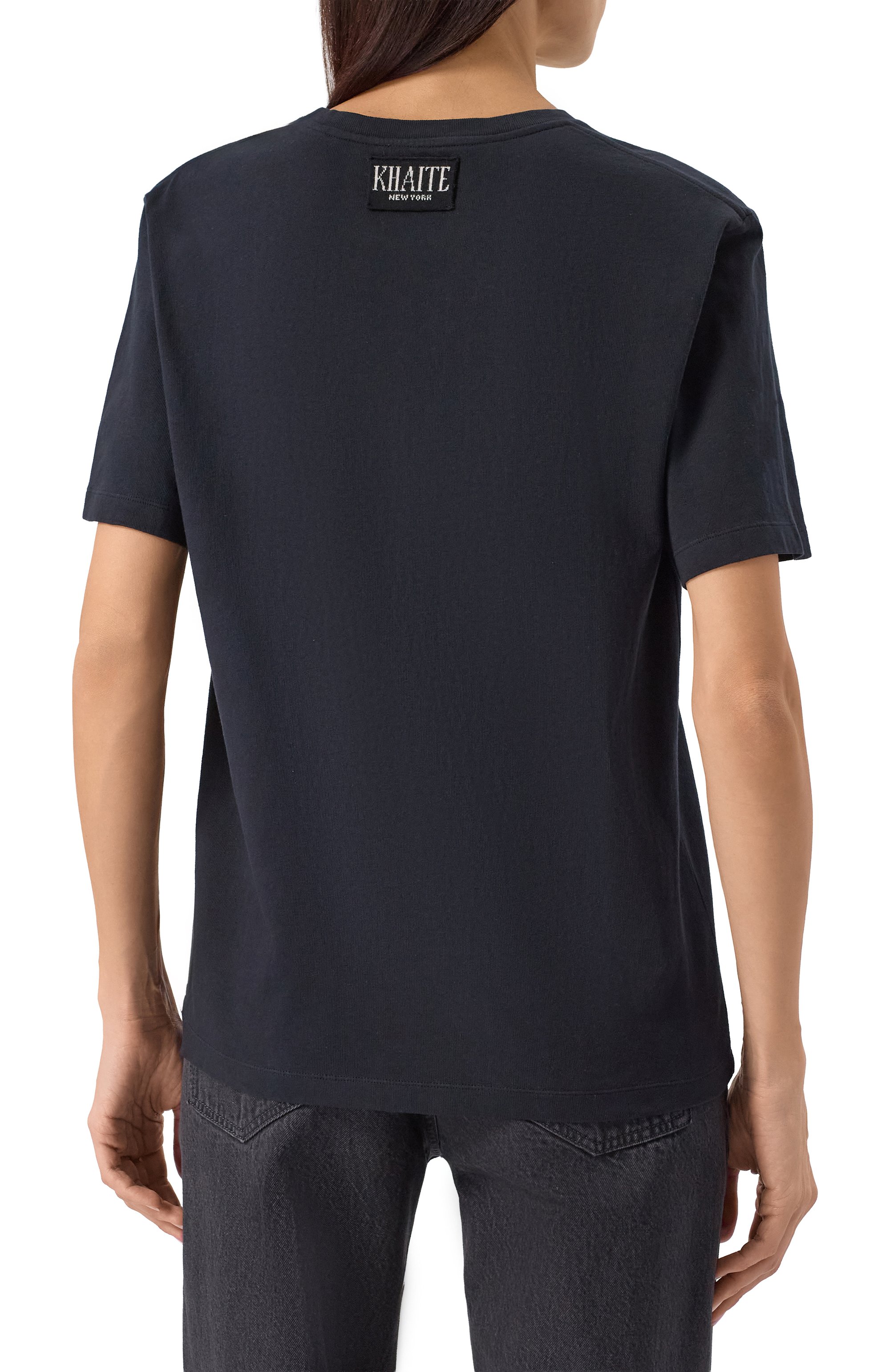 Хлопковая футболка KHAITE, арт. 2196138/MAE, фото 4