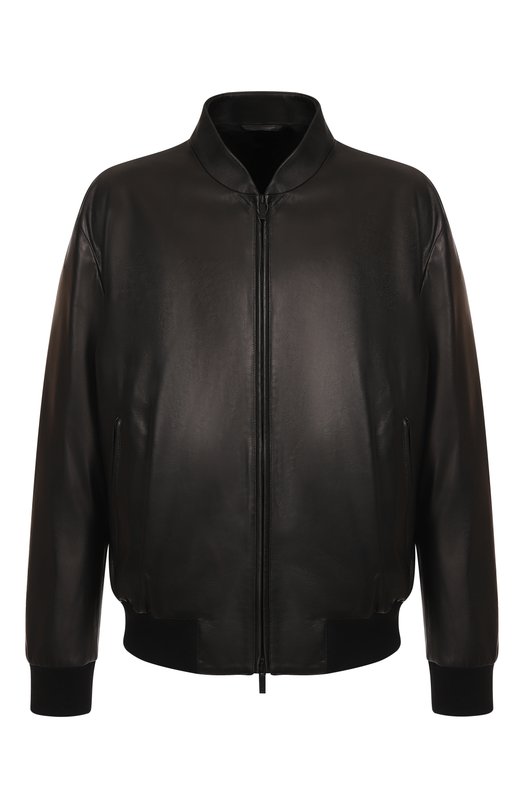 Кожаный бомбер Giorgio Armani GM001942/AF19014 Чёрный GM001942/AF19014