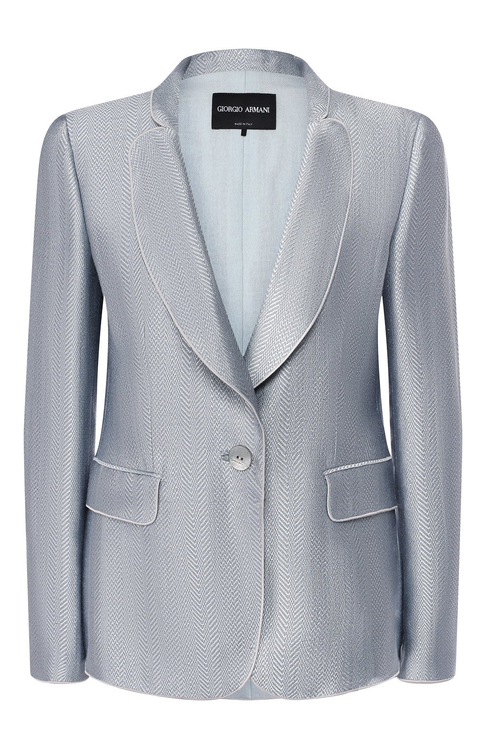 Жакет из смеси вискозы и льна GIORGIO ARMANI, арт. 9SHGG067/T00L7, фото 1