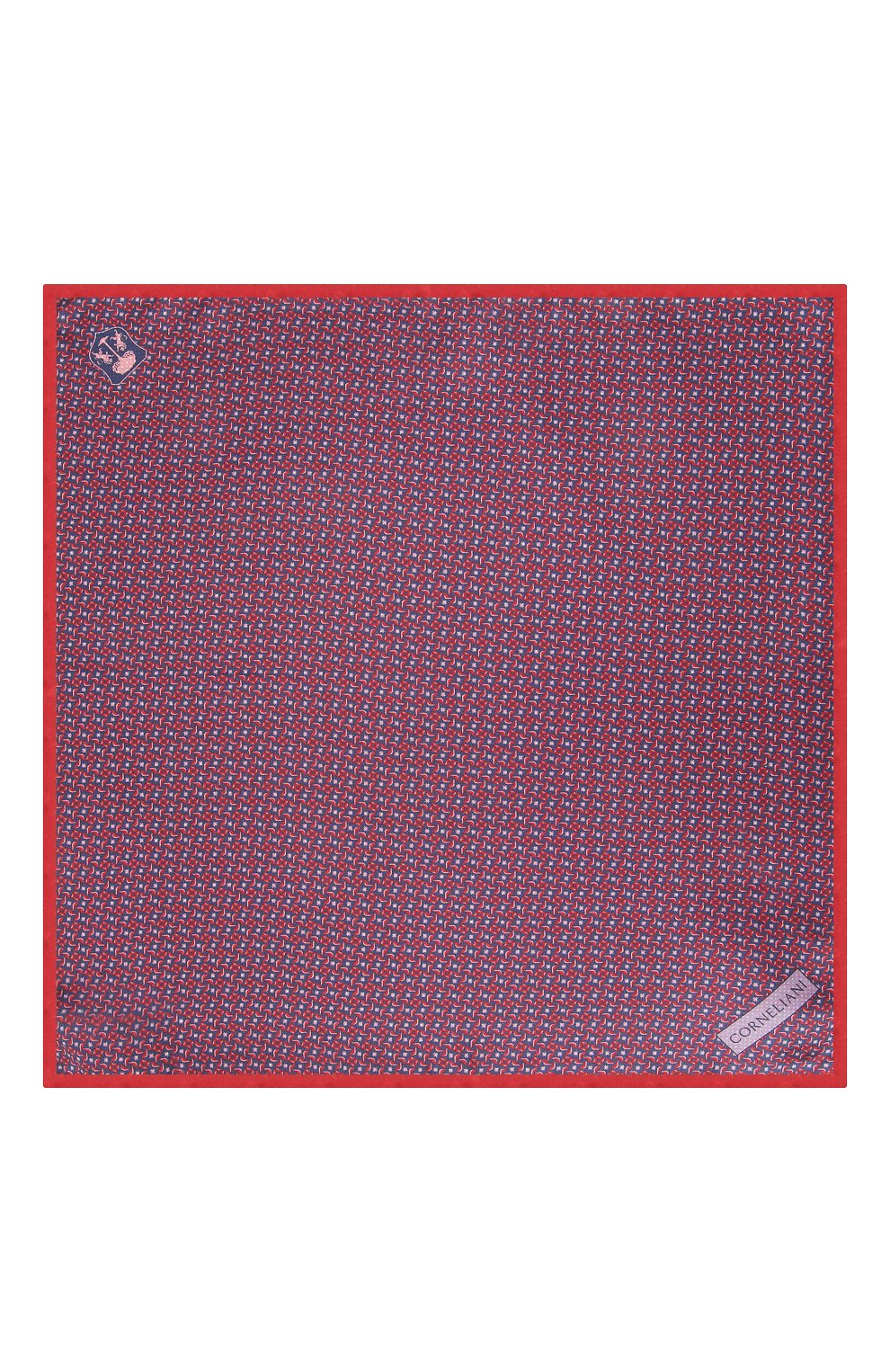 Шелковый платок CORNELIANI красного цвета по цене 10550 руб., арт. 87UF27-1120398/00, фото 3 Шелковый платок CORNELIANI, арт. 87UF27-1120398/00, фото 3