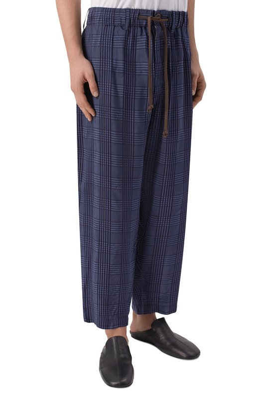 Брюки из вискозы Uma Wang UM3510 Синий  UM3510 Фото 3