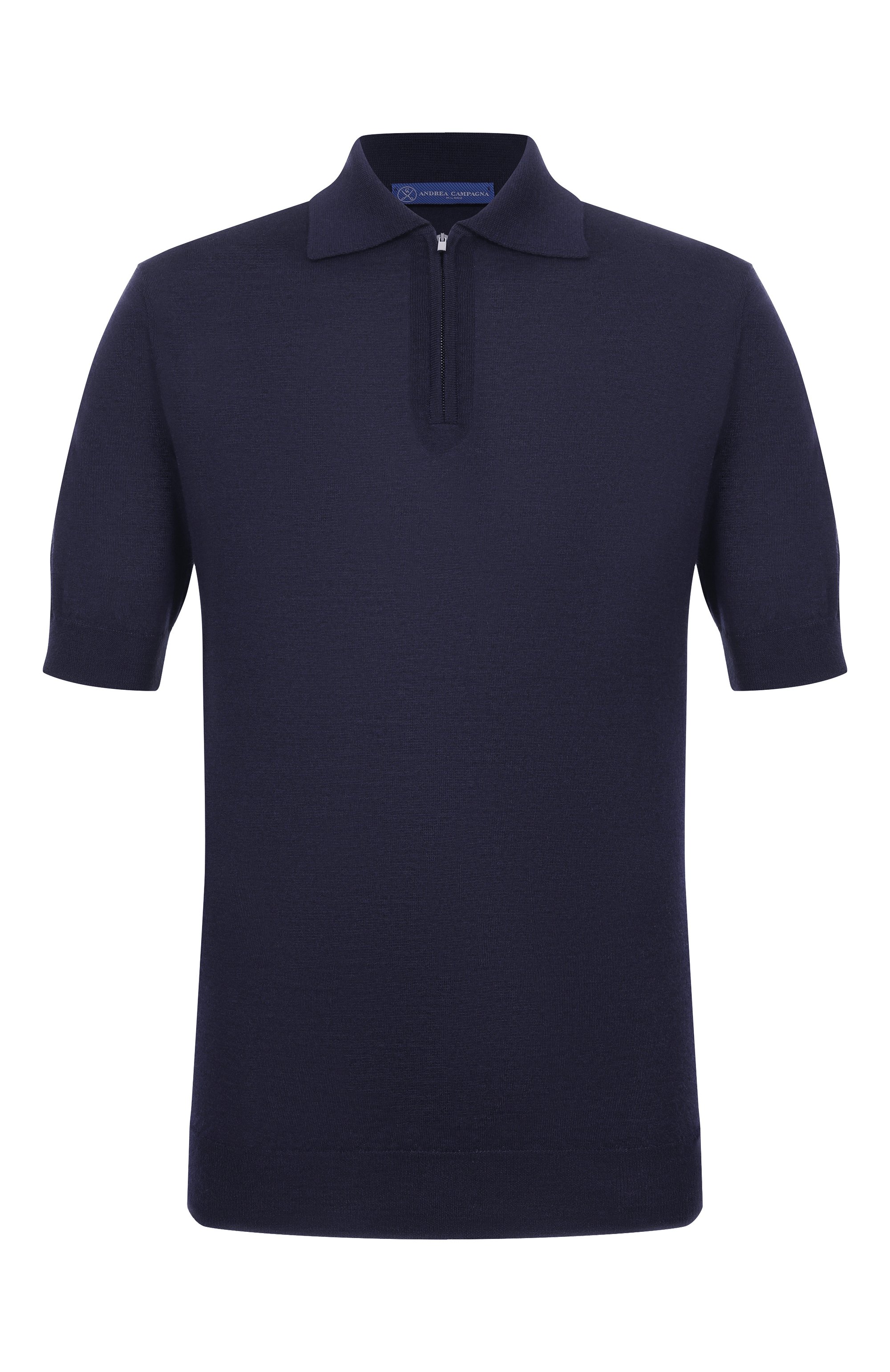 Поло из шерсти и шелка ANDREA CAMPAGNA, арт. PZ1MC/LSC18R, фото 1