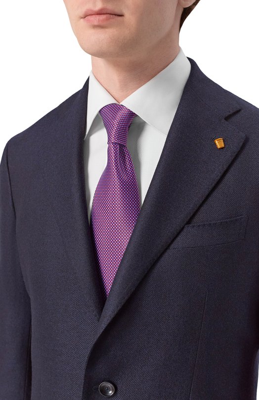 Шелковый галстук Stefano Ricci CXL/59009 Фиолетовый  CXL/59009 Фото 2