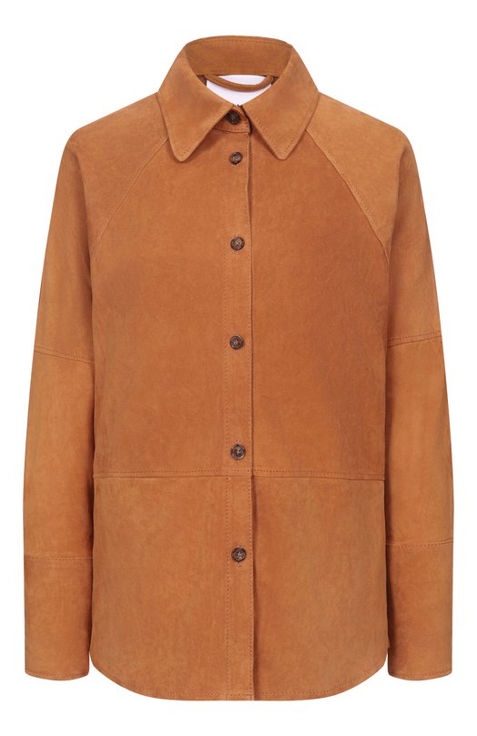 Замшевая рубашка Erika Cavallini P6SW02 Оранжевый P6SW02