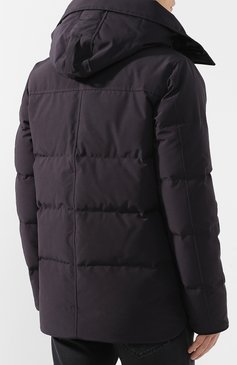 Мужская пуховая куртка macmillan CANADA GOOSE темно-синего цвета, арт. 3804M | Фото 4 (Кросс-КТ: Куртка; Мужское Кросс-КТ: пуховик-короткий, Пуховик-верхняя одежда, Верхняя одежда; Рукава: Длинные; Материал внешний: Синтетический материал; Материал сплава: Проставлено; Стили: Спорт-шик; Материал подклада: Синтетический материал; Ювелирные украшения: Назначено; Драгоценные камни: Проставлено; Длина (верхняя одежда): Короткие; Материал утеплителя: Пух и перо; Статус проверки: Проверена категория)