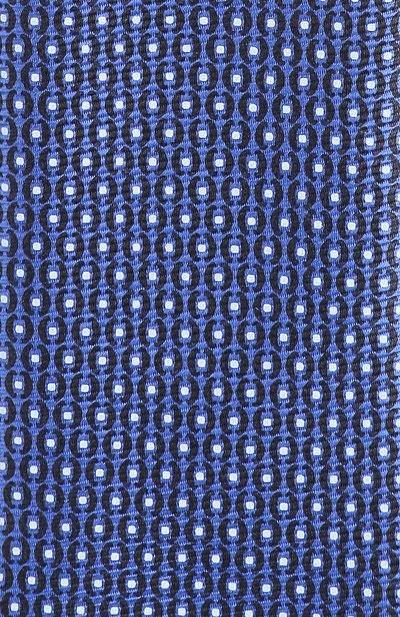 Шелковый галстук с узором ZEGNA синего цвета по цене 17950 руб., арт. Z9A151L7, фото 3 Шелковый галстук с узором ZEGNA, арт. Z9A151L7, фото 3
