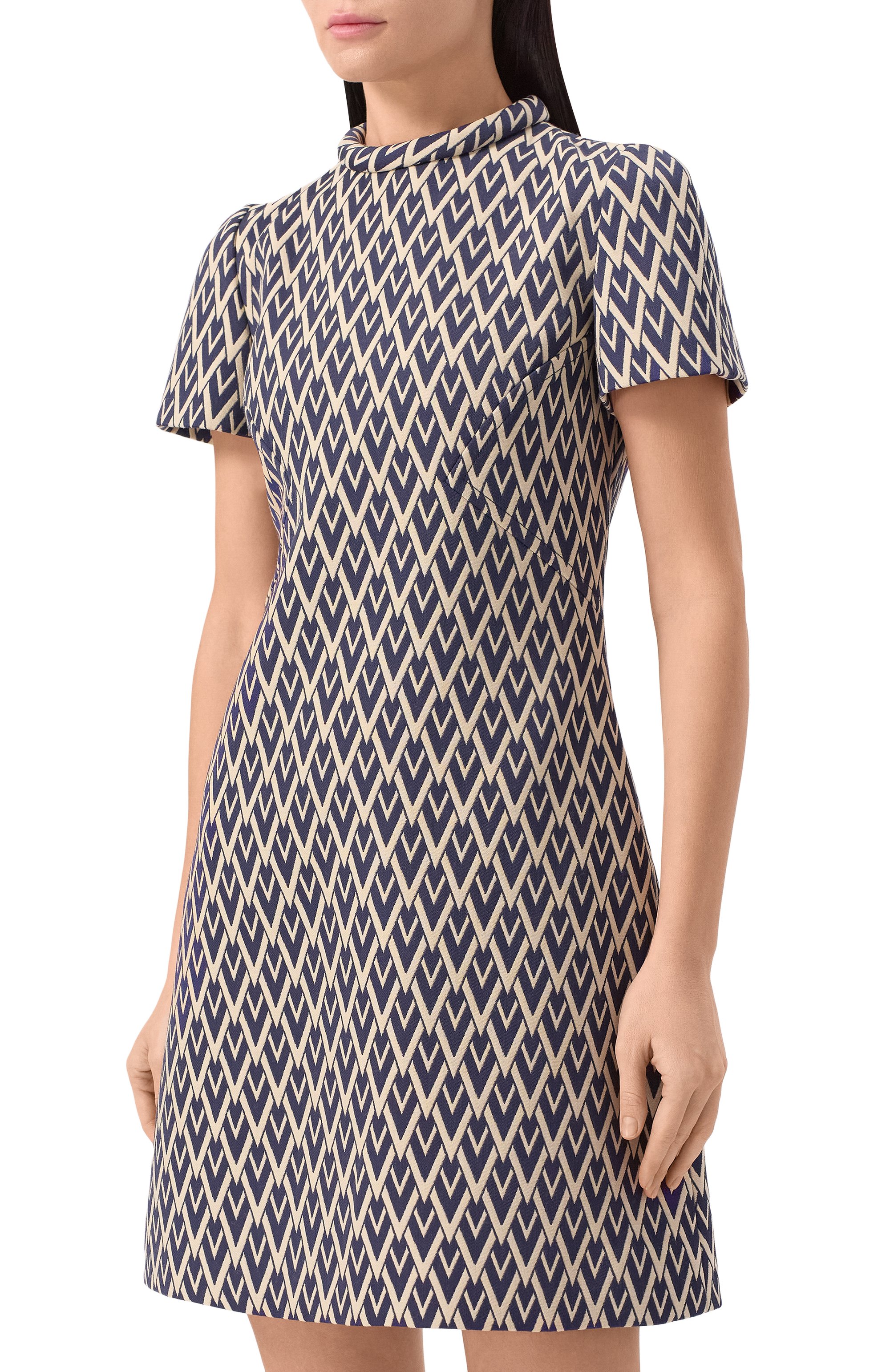 Платье из хлопка и вискозы VALENTINO, арт. 6B3VAF10915, фото 3