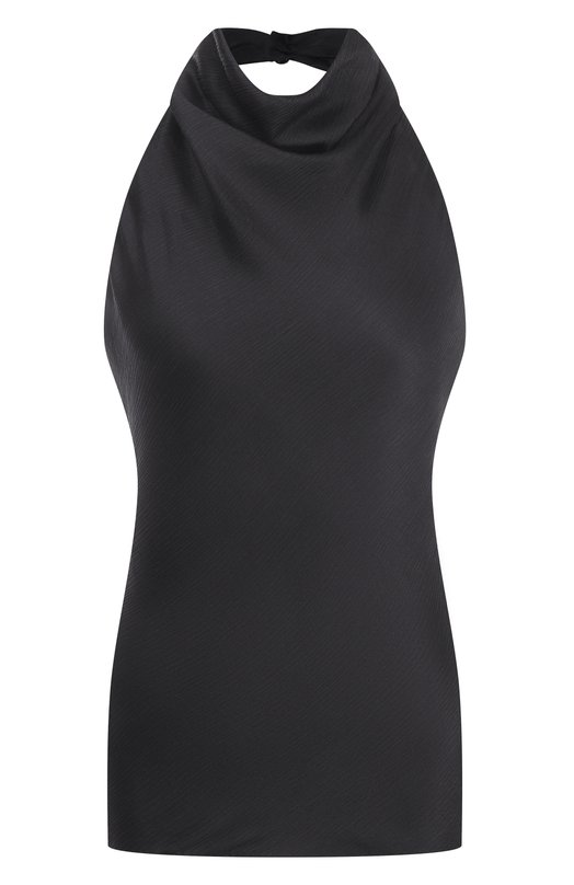 Атласный топ Balmain FF1AE165/SE94 Чёрный FF1AE165/SE94