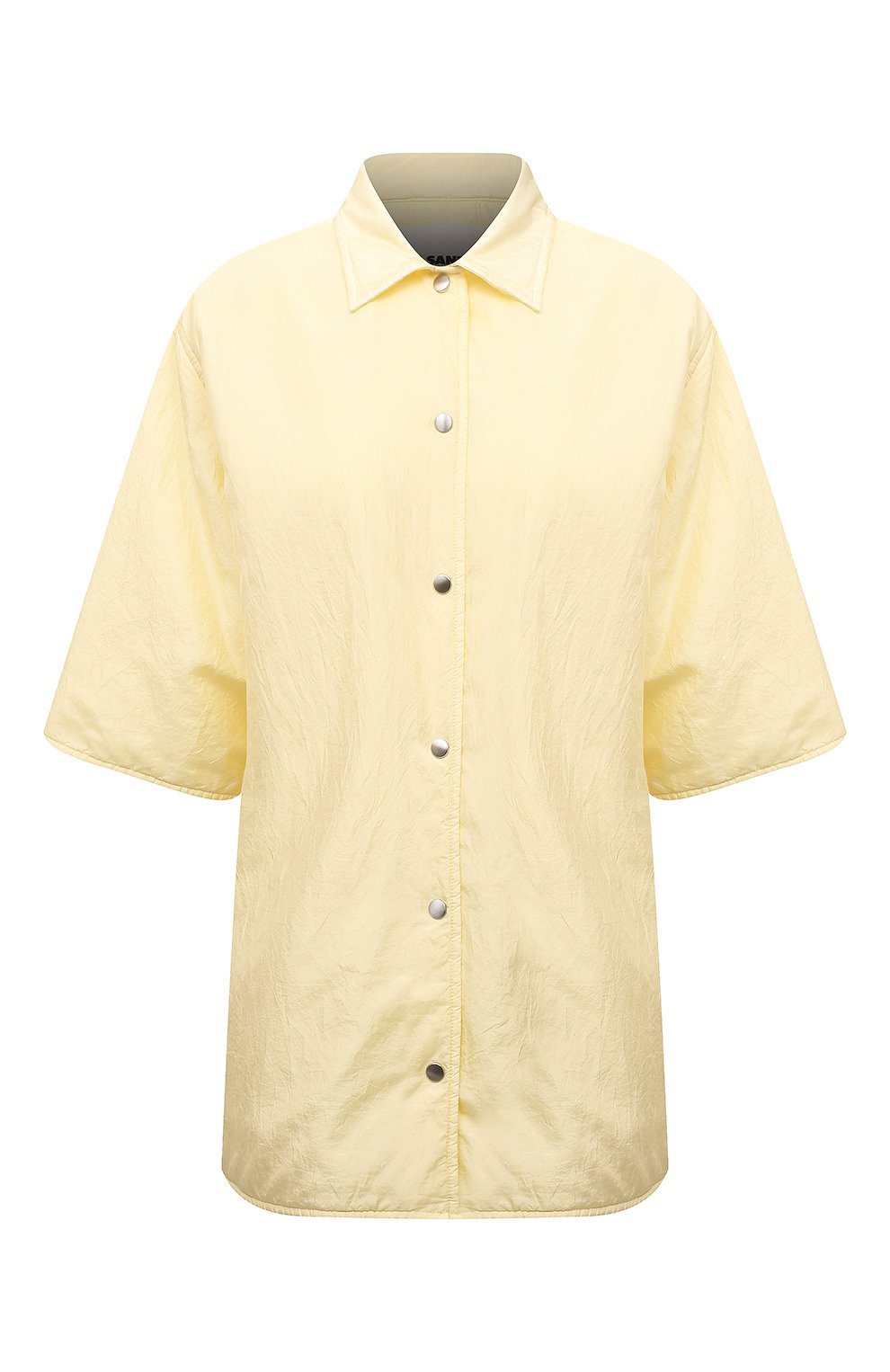 Рубашка JIL SANDER светло-желтого цвета по цене 84050 руб., арт. JPPU600577-WU470900A, фото 1 Рубашка JIL SANDER, арт. JPPU600577-WU470900A, фото 1