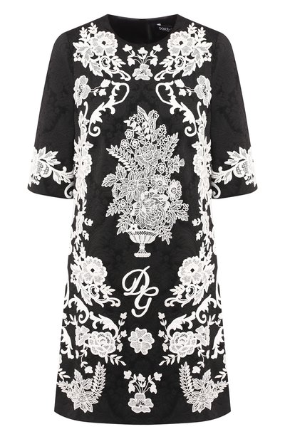 Жаккардовое платье DOLCE & GABBANA, арт. F6D7FZ/FJRC0, фото 1