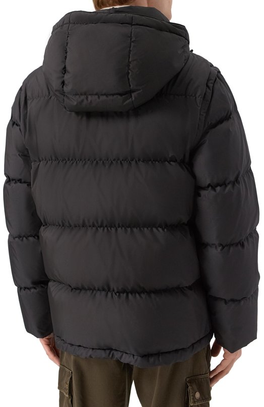 Пуховик Burberry 8112660/182437 Чёрный  8112660/182437 Фото 4