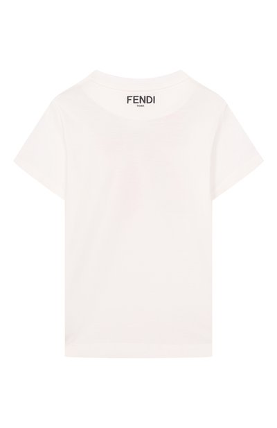 Хлопковая футболка FENDI, арт. JFI391/7AJ/3A-6A, фото 2