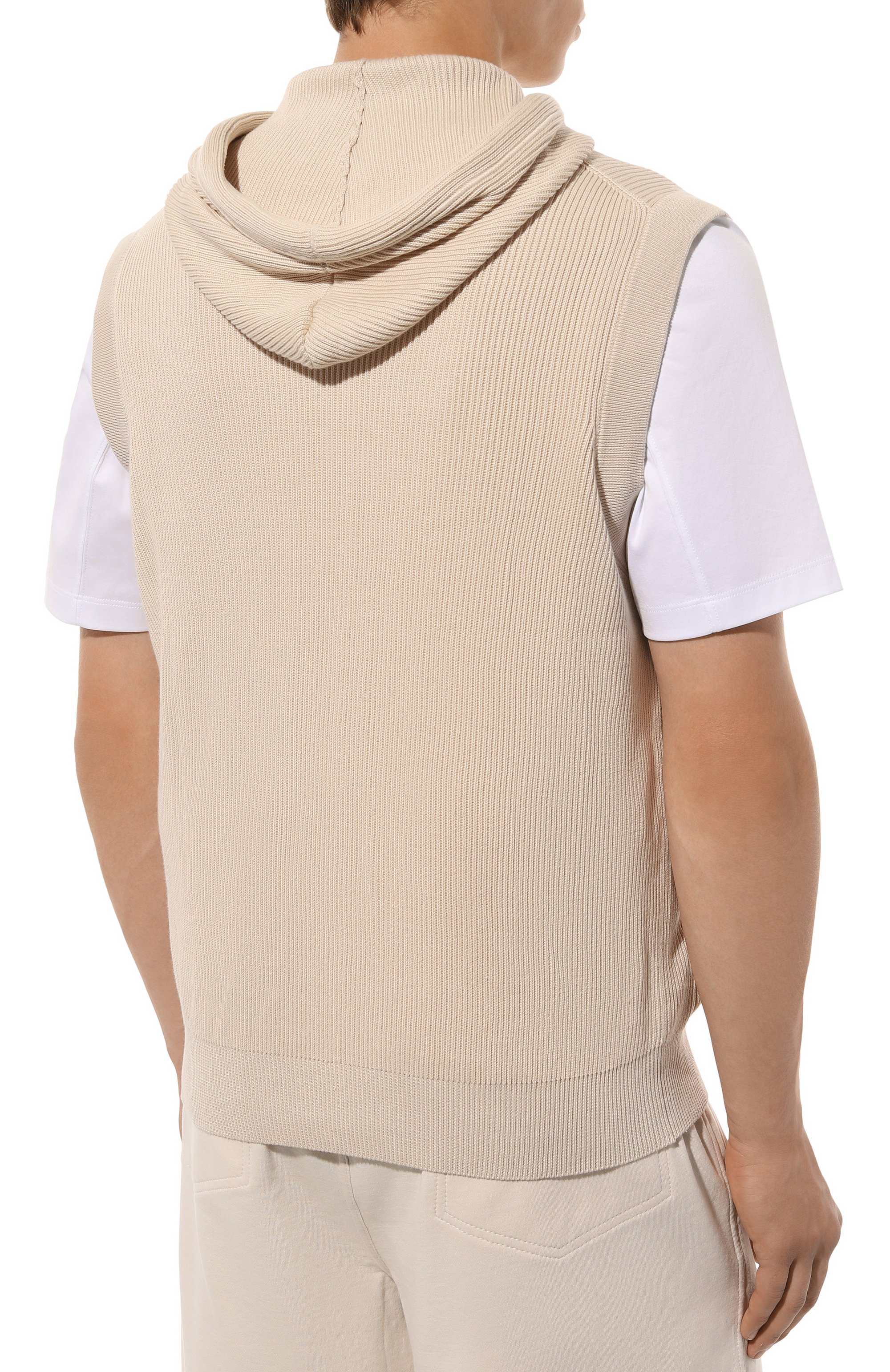 Хлопковый жилет BRUNELLO CUCINELLI, арт. M2920B2308, фото 4